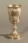 Large Boston Coin Silver Chalice
