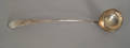 Boston bright cut silver ladle ca 1770