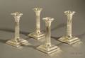 Set of Four Gorham Weighted Sterling Candlesticks
