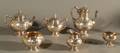 Five Piece American Art Nouveau Sterling Tea and Coffee Service