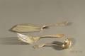 Three Tiffany  Co Tiffany Pattern Flatware Serving Pieces