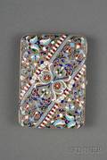 Russian Silver and Enamel Cigarette Case