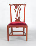 New England Chippendale mahogany dining chair ca 1775