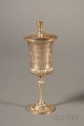 Goldwashed Silver Covered Wine Cup