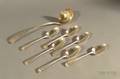 Seven Late Colonial Coin Silver Flatware Items