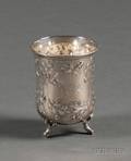 Coin Silver Footed Beaker