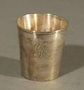 American Coin Silver Beaker