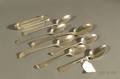 Eight Federal Coin Silver Flatware Items