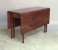 Federal mahogany drop leaf dining table