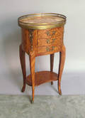 French marble top stand