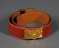 Brown Box Leather Belt Hermes
