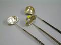 Three Silver and Baleenhandled Toddy Ladles