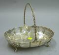 Reticulated Silver Plated Fruit Basket