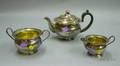 ThreePiece Sheffield Silver Plated Tea Set