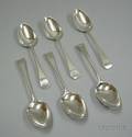 Set of Six Georgian Tablespoons