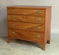 Pennsylvania or Southern Federal walnut chest of drawers