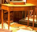 Late Federal Pine Swellfront Dressing Table