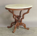 Victorian marble top table