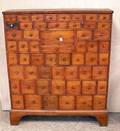 Country Cherry Fiftyfive Drawer Apothecary Chest