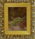 Attributed to Edward Chalmers Leavitt American 18421904 Still Life with Grapes