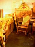 Ninepiece Victorian Faux Grained and Paint Decorated Cottage Bedroom Set