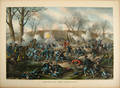 Seven Kurz  Allison chromolithograph Civil War battle scenes