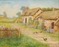 William T Robinson American 18521934 Ann Hathaways Cottage Before Its Restoration