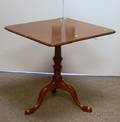 Chippendalestyle Mahogany Tilttop Tea Table
