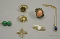 Group of Assorted Gold and Gemstone Estate Jewelry