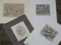 Lot of Four Old Master Prints Attributed to Antonio Tempesta Italian 15551630 A parente Hercules 