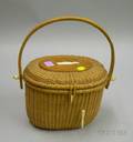 Nantuckettype Basket Lidded Purse