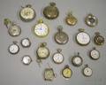 Group of Assorted Wrist and Pocket Watches or Pocket Watch Form Jewelry