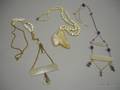 Three MotherofPearl Necklaces