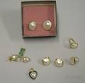 Group of 14kt Gold and Mabe Pearl Jewelry