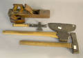Two wood planes together with two axes and a multipurpose tool