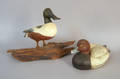 Two carved and painted duck decoys