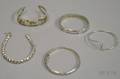 Five Sterling Silver Bracelets