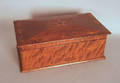 Inlaid mahogany dresser box
