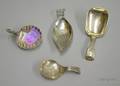 Four Silver Tea Caddy Spoons