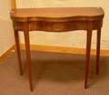 Federalstyle Inlaid Mahogany and Mahogany Veneer Card Table