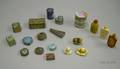 Nineteen Small Asian Snuff Bottles and Assorted Boxes