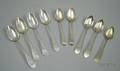 Nine Silver Teaspoons