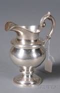 Late Federal Coin Silver Cream Jug