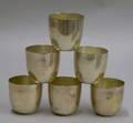 Set of Six Graff Washbourne  Dunn Sterling Tumblers
