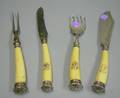 Victorian IvorineHandled Four Piece Serving Set