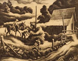 Thomas Hart Benton American 18891975 Haystack
