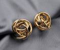 18kt Gold Knot Earclips de Grisogono Geneva