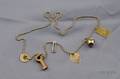 14kt and 18kt Gold Charm Necklace
