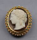 Sardonyx Cameo Brooch