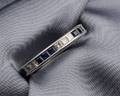 Platinum Sapphire and Diamond Eternity Band